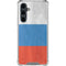 Russian Flag Distressed Galaxy S23 FE Clear Case